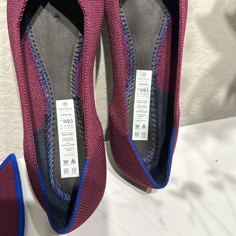 BNWOB Rothy's Points Orchid Purple (Size 8.5) - Picture 4 of 5